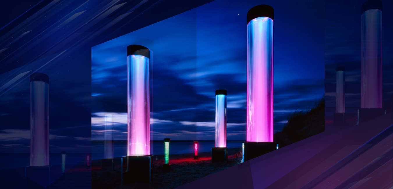 LED Lighted columns