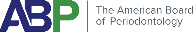 Logo of The American Board of Periodontology: Blue