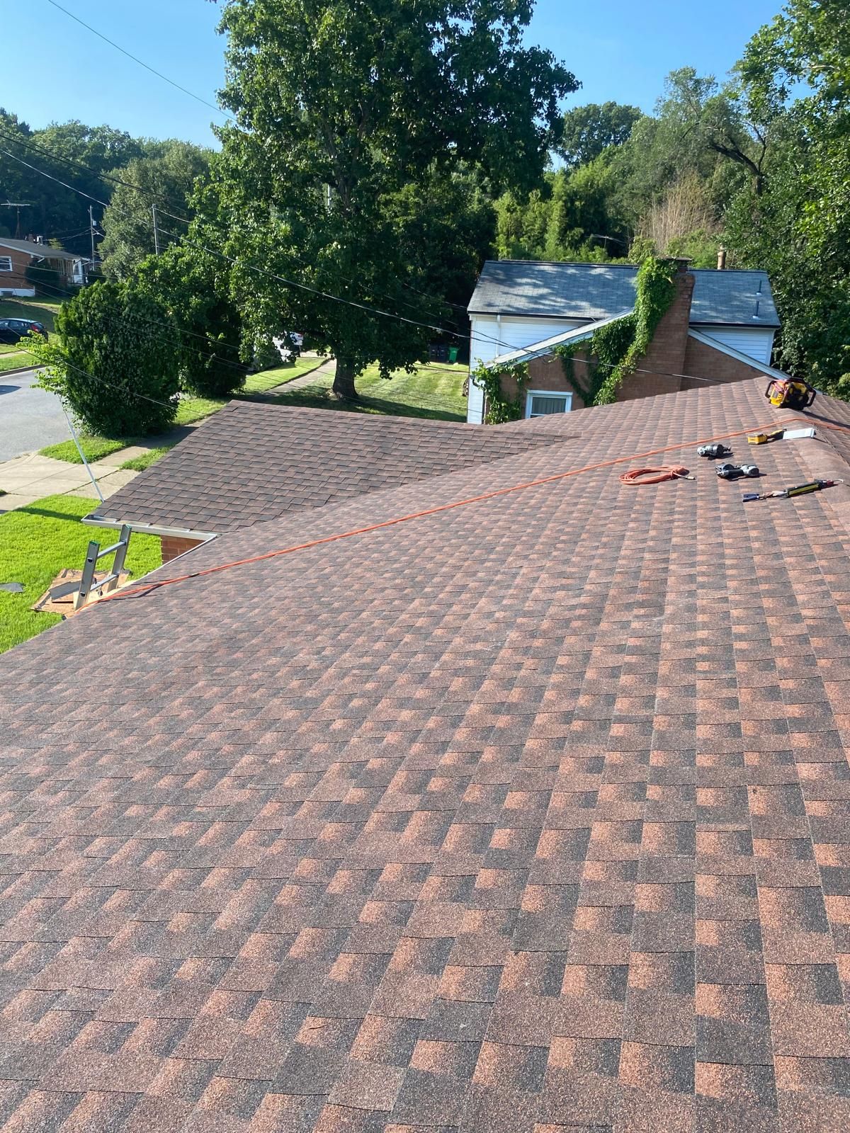 roof replace brown