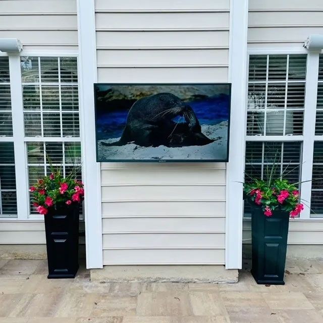 outdoor TV mounting