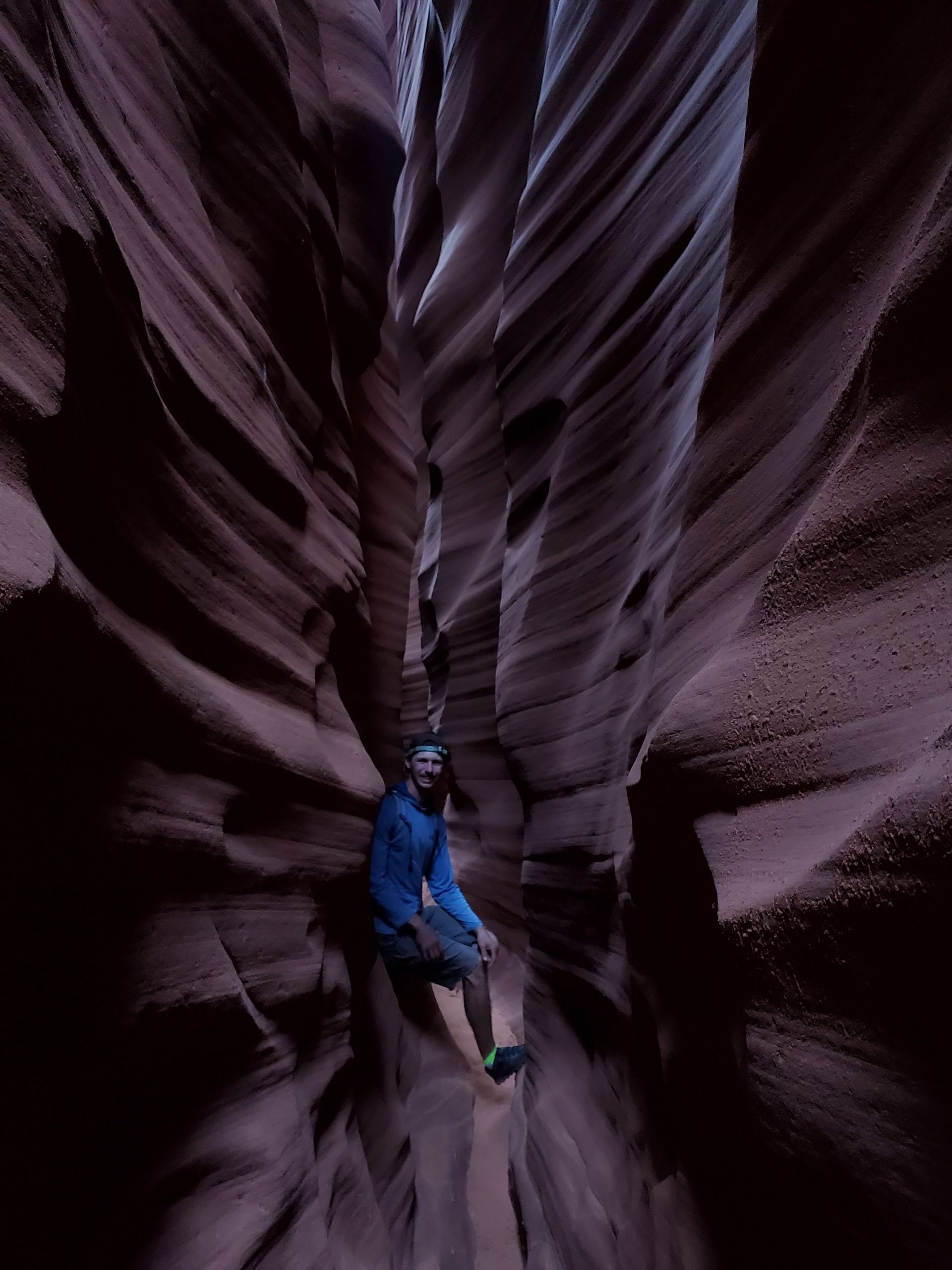 me in a slot canyon