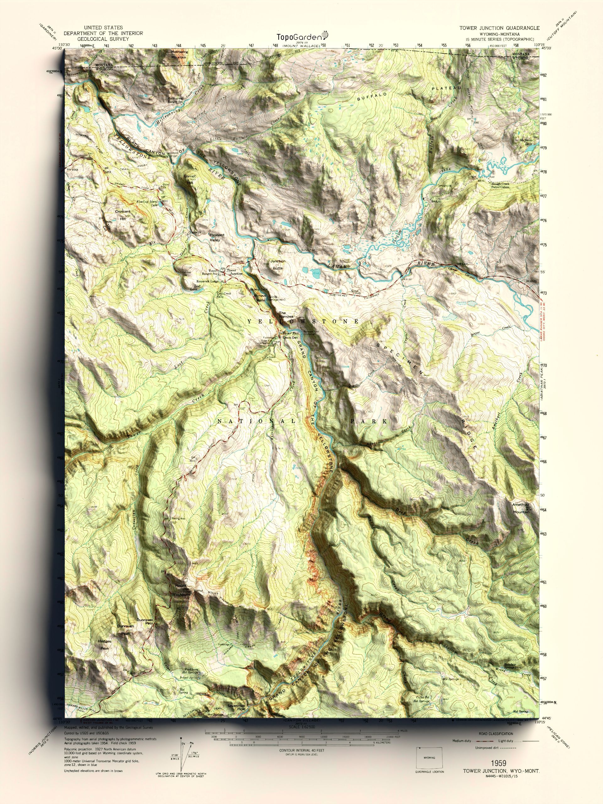 Topogarden map