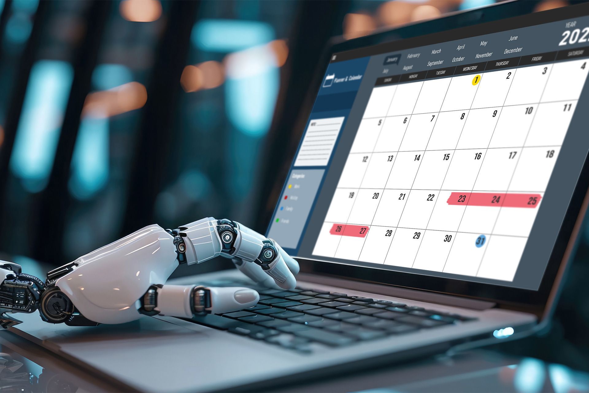 AI scheduling tools automating appointment booking, calendar management, and customer scheduling