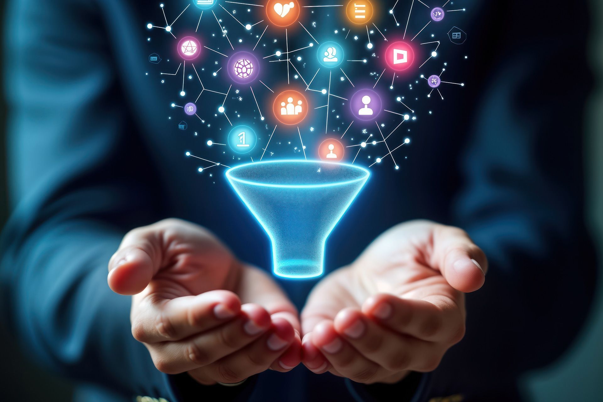 AI-powered lead generation automation showing leads, chatbots, and appointment scheduling with ChatA