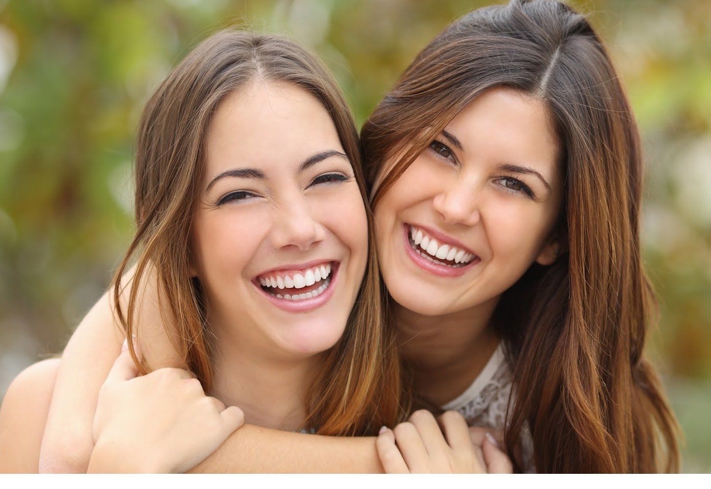 Complete Dental Care — Portrait of Two Ladies Smiling in Washington, DC