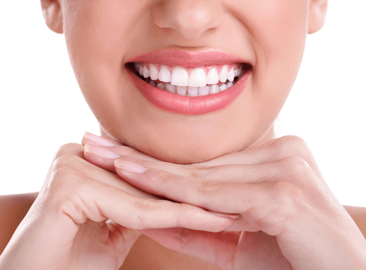 Woman Smiling Showing Her Teeth — Washington, DC — Michael G. Landy DDS