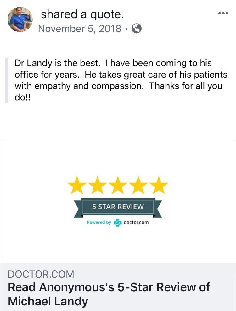 Patient Review — Washington, DC — Michael G. Landy, DDS.