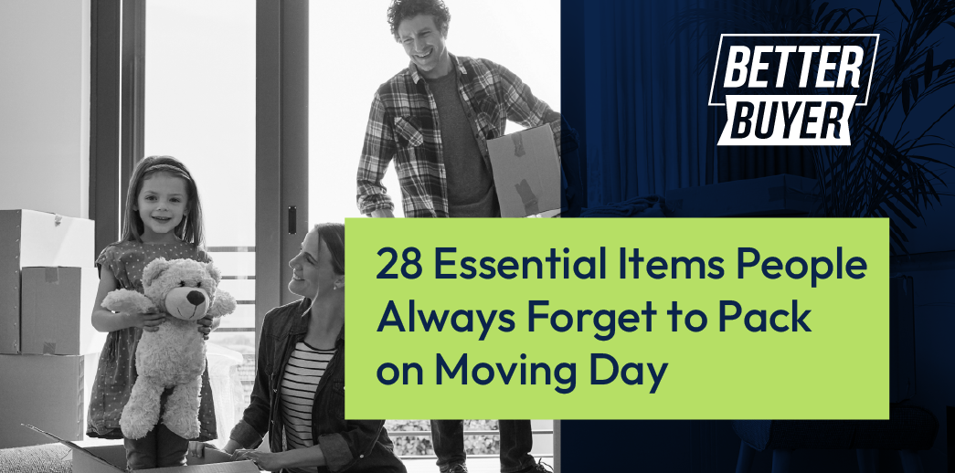 A black and white photo of a family moving into a new home.