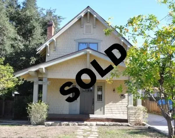 A picture of a house that has been sold