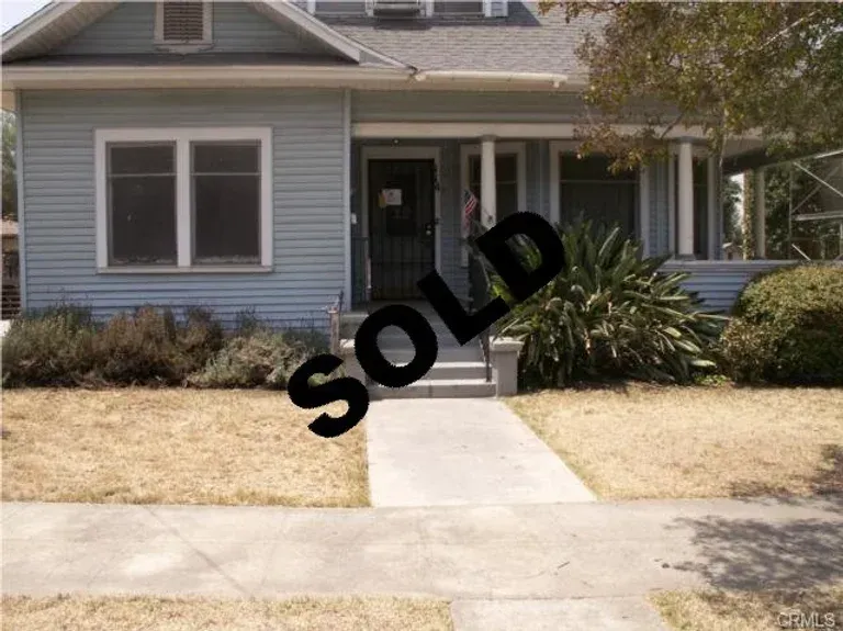 A picture of a house that has been sold