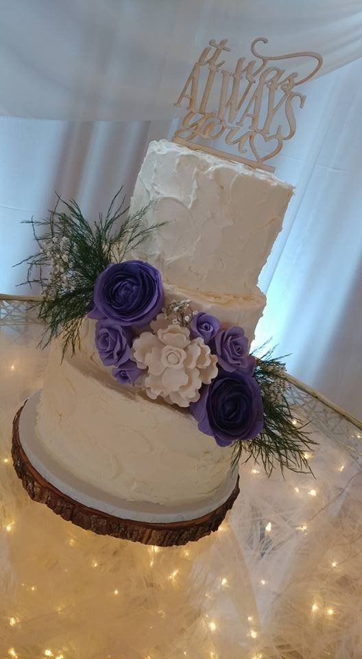 Custom Cake — Wedding Cake With Custom Topper In Colorado Springs, CO