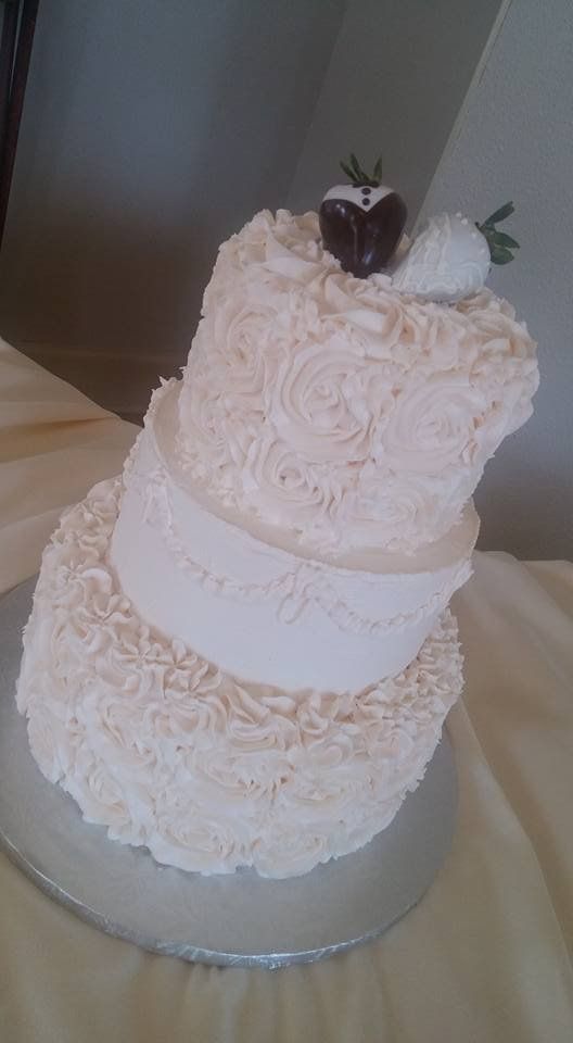 Bakery — Cake With Wedding Topper In Colorado Springs, CO