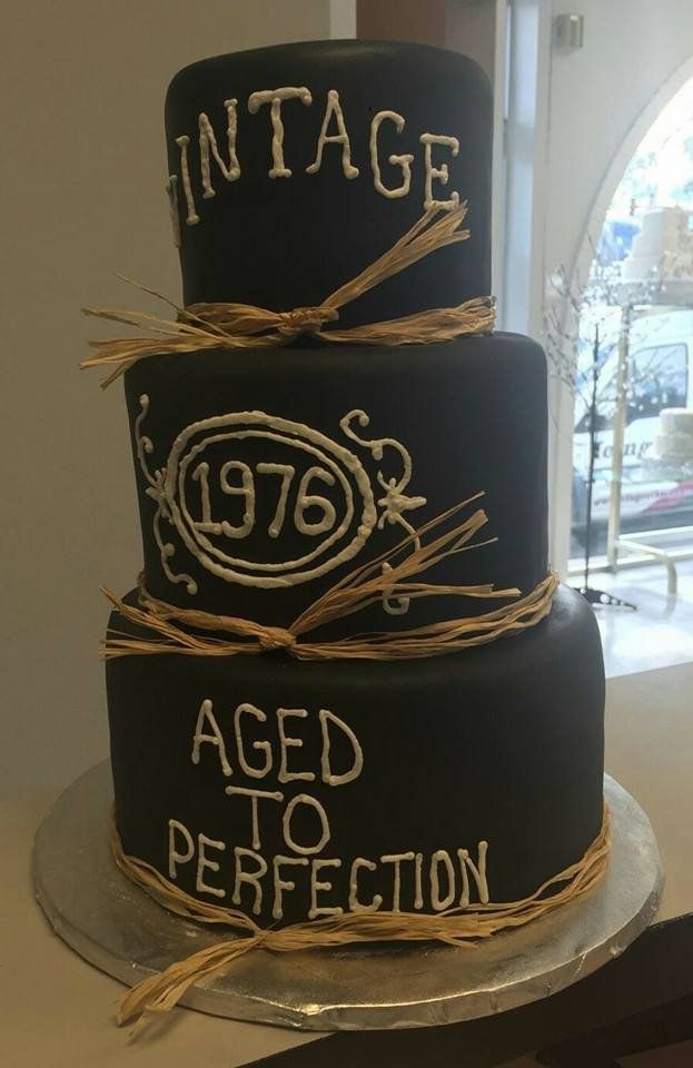 Elegant Cake — Vintage Custom Cake With Icing Letters Design In Colorado Springs, CO