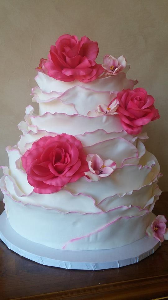 Elegant Pink — Pink Theme For Wedding Cake In Colorado Springs, CO