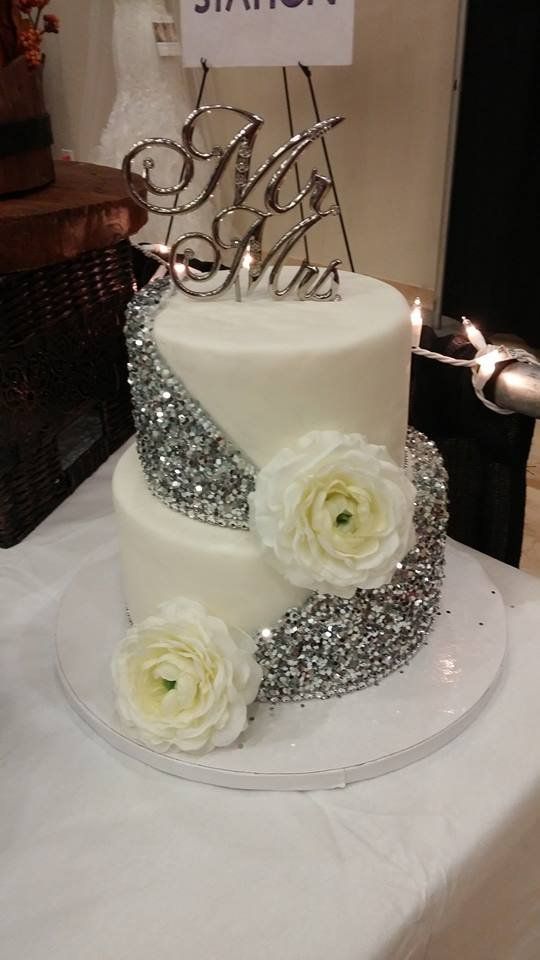 Elegant Gold And Silver — Gold And Silver Theme For Wedding Cake In Colorado Springs, CO