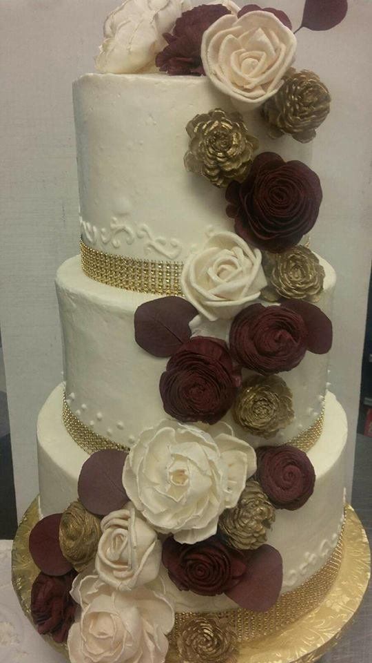 Mr And Mrs Cake — Three Layer Cake With Topper In Colorado Springs, CO