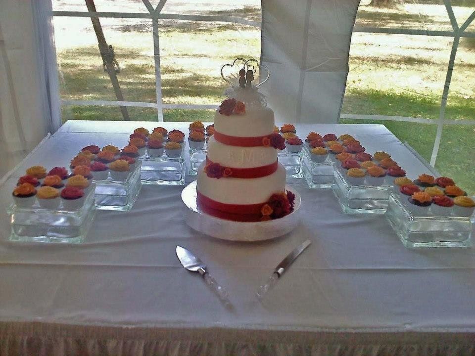 Custom Cake Service — Cake And Cupcakes In Table At Event In Colorado Springs, CO