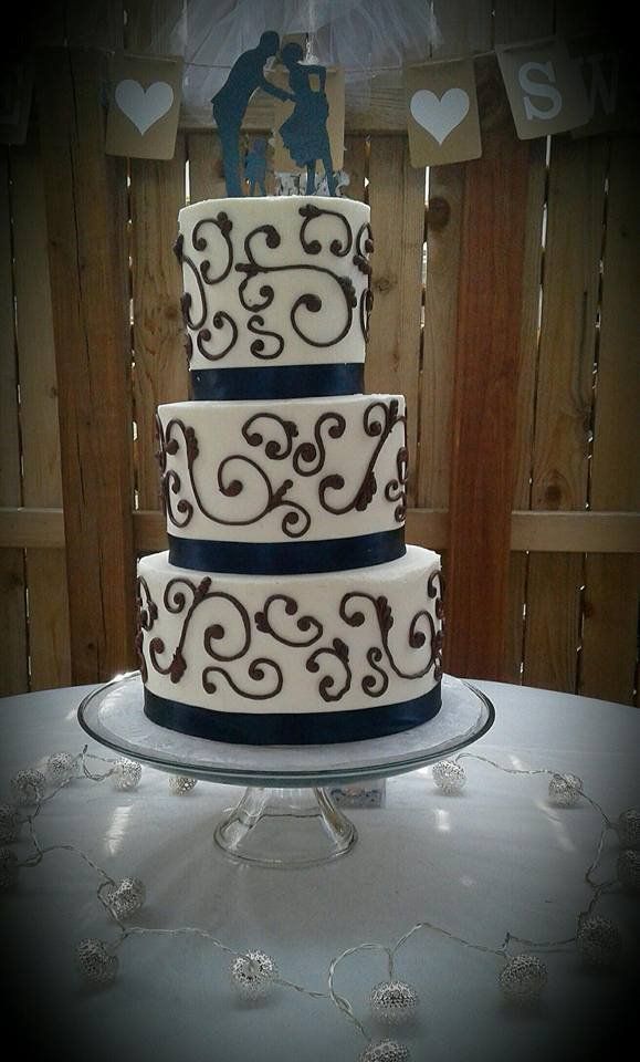 Elegant Cake — Black And White Theme In Colorado Springs, CO