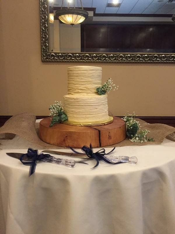 Custom Cake — Special Two Layer Cake Wedding In Colorado Springs, CO