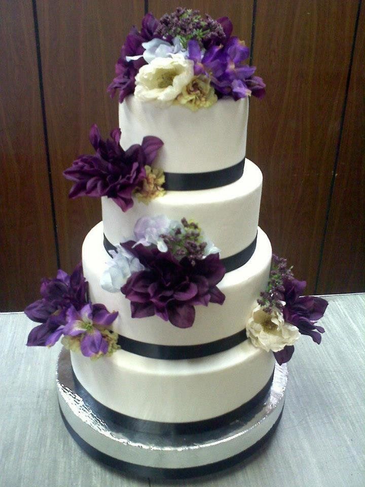 Custom Purple Cake — Special Cake For Wedding In Colorado Springs, CO