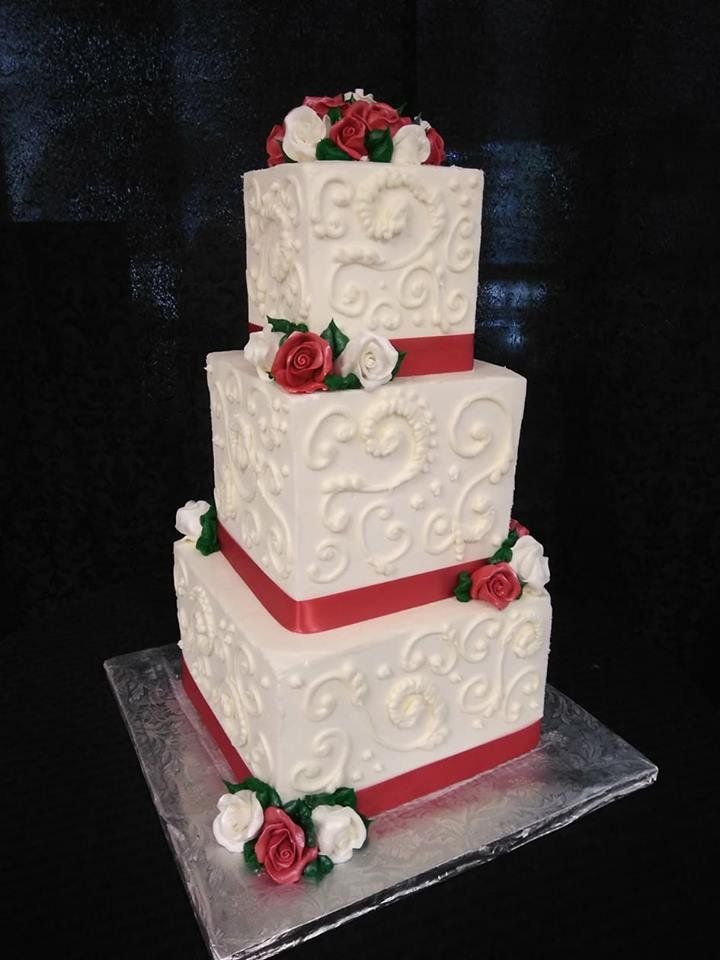 Wedding Box Cakes — Pink Theme Of Wedding Cake In Colorado Springs, CO