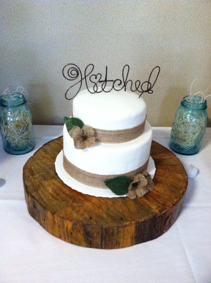 Wedding Cakes — Two Layer Wedding Cake With Custom Topper In Colorado Springs, CO
