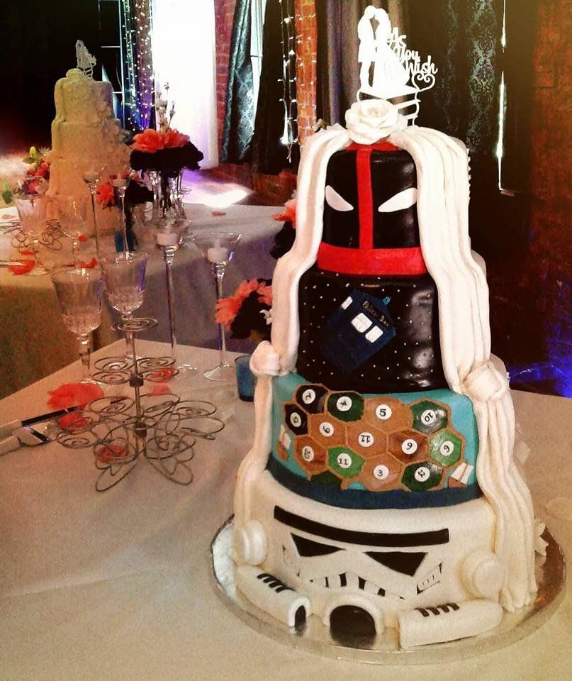 Cakes — Favorite Hero Character Theme For Wedding Cake In Colorado Springs, CO