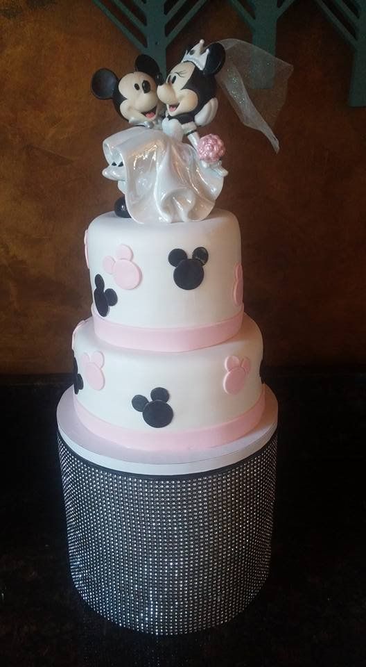 Wedding Cakes — Wedding Cake With Mickey And Mini Mouse Theme In Colorado Springs, CO