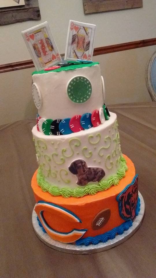 Cakes — A Three Layer Cake With Different Design In Colorado Springs, CO