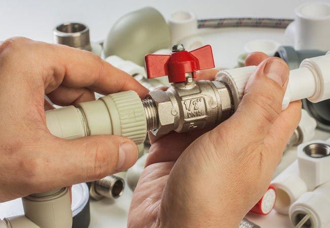 plumbing valve installation