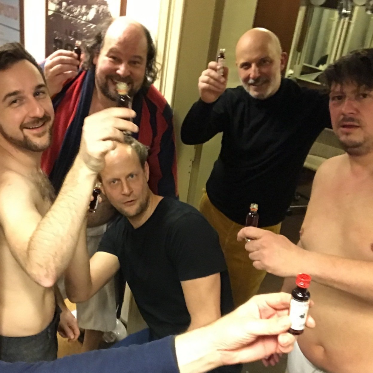 Peter Fasching, Rainer Galke, Gabor Biedermann, Lukas Holzhausen, Thomas Frank © Roland Koberg