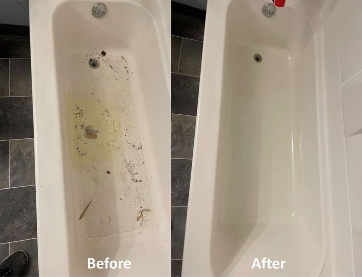 fiberglass refinish before and after