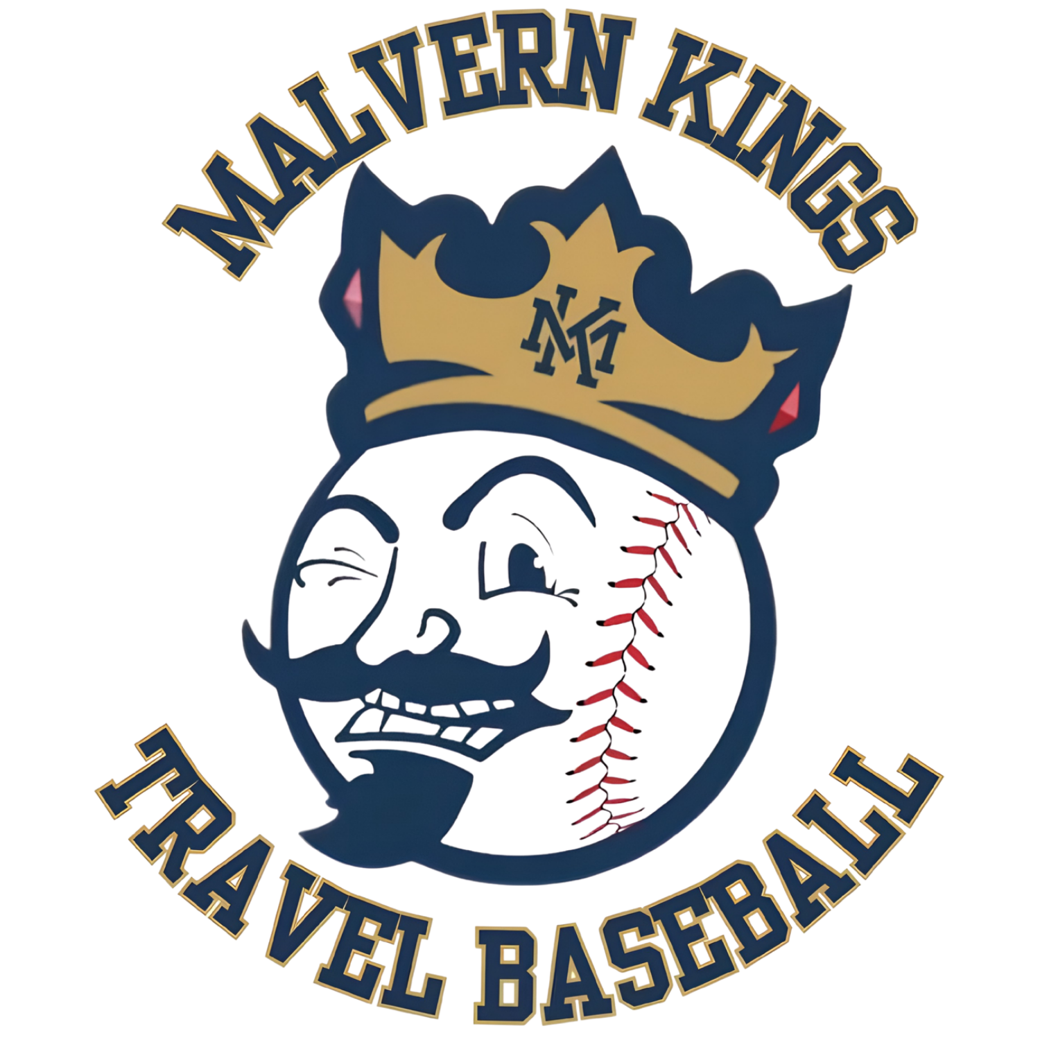 Malvern Kings Travel Baseball Logo