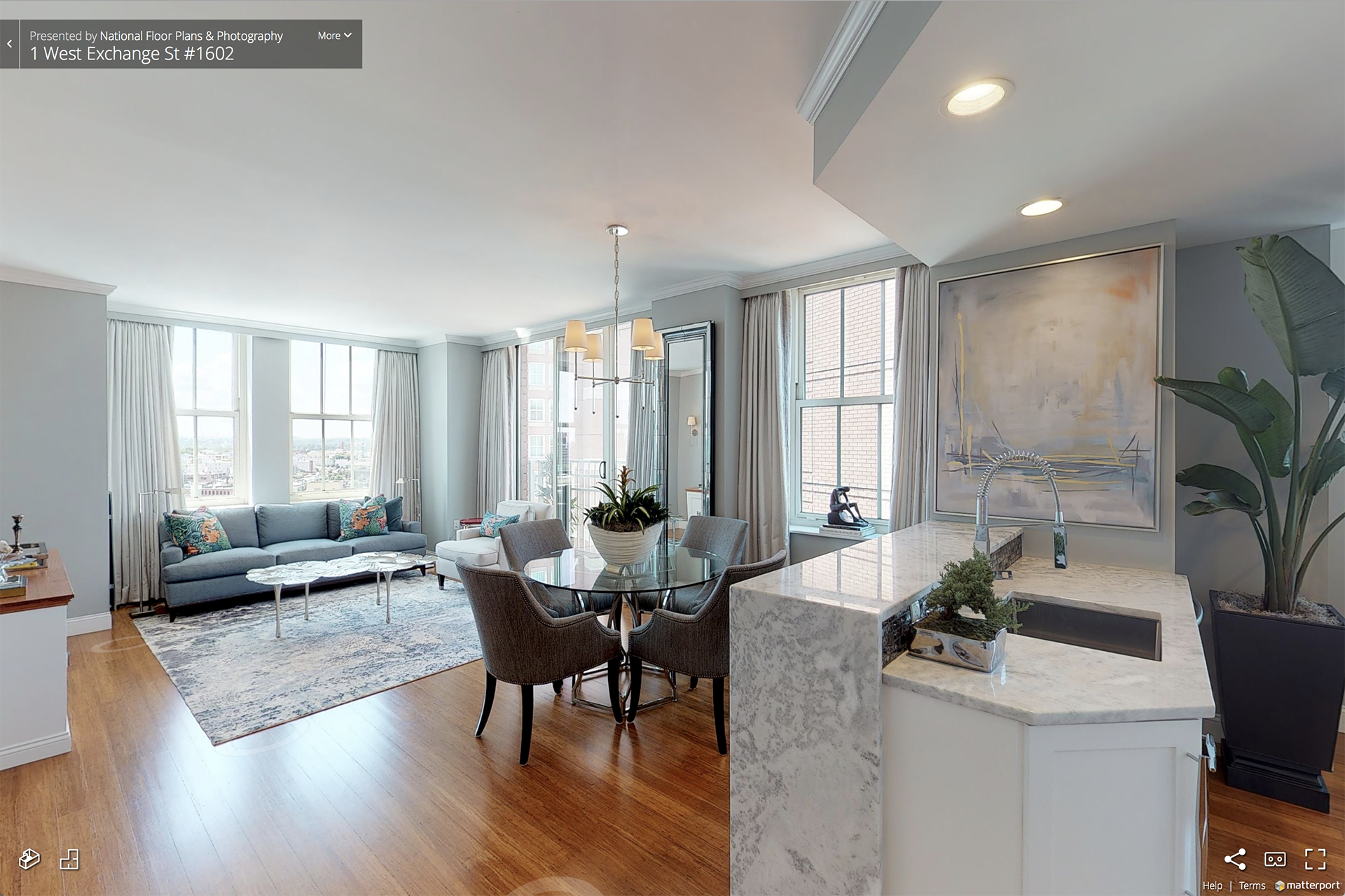 photo of 3D Matterport desktop view