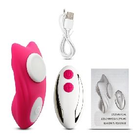 Remote Control 9-Speed Silicone Vibrator for Panties with Magnetic Clip