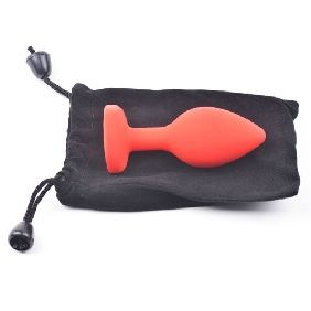 Heart-Shaped Jeweled Silicone Butt Plug