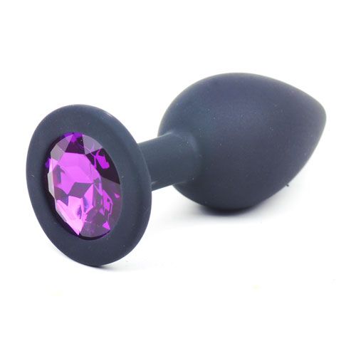 Jeweled Silicone Butt Plug