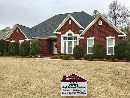 New Windows-Red Brick House-AAA Vinyl- Huntsville AL