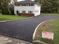 Paved and Belgium Block Curb installed - Curb installation in Boonton, NJ 
