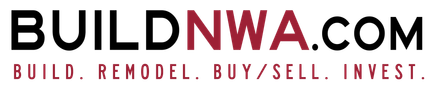 A logo for buildnwa.com that says build remodel buy sell invest