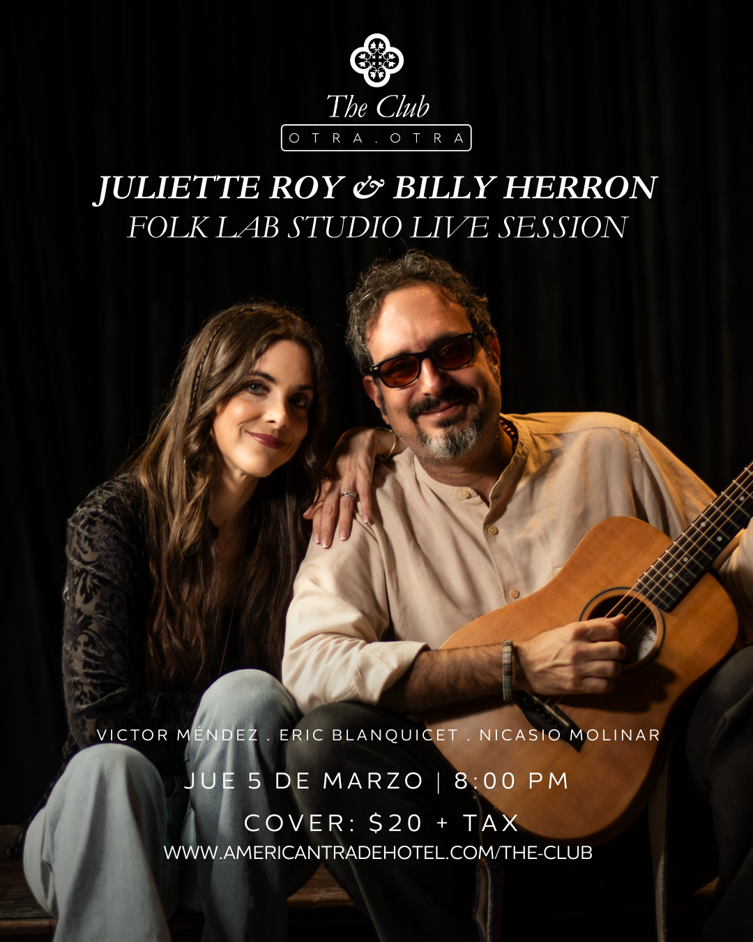 Concert poster: Kevin & Carla,