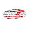 Autos R Us auto body and collision repair logo with red and silver car graphic