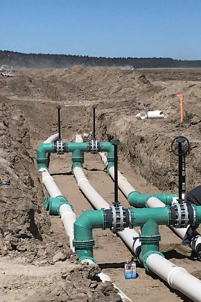 large pipes