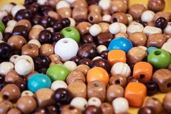 A variety of beads | NDIS Beading Classes by Spotty Dog Studios on the Gold Coast