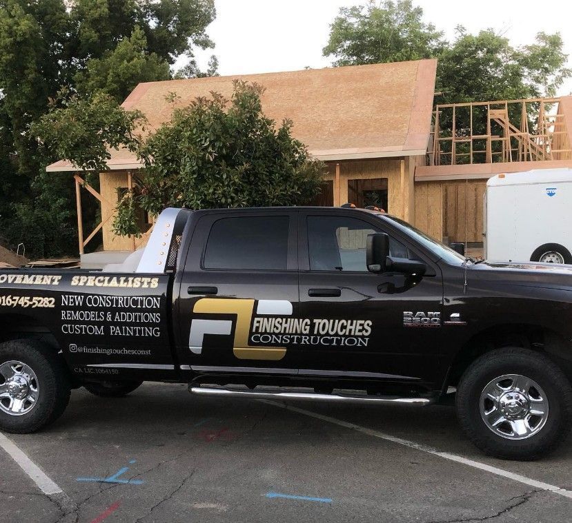 An aerial view of a building under construction with the word california on it