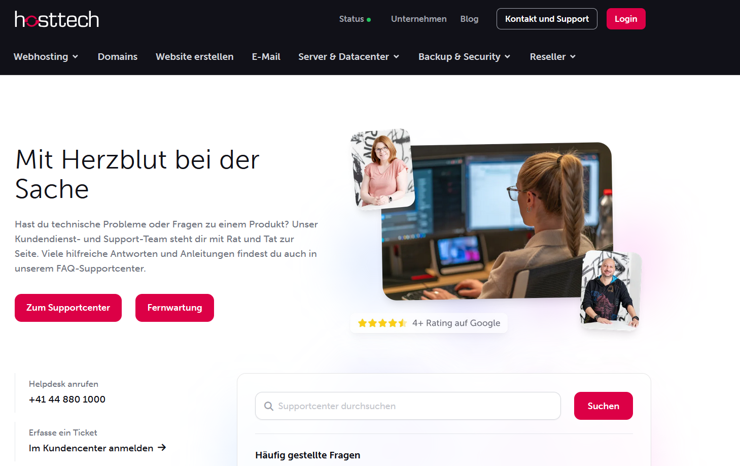 Top Support: Die Kontaktmöglichkeiten