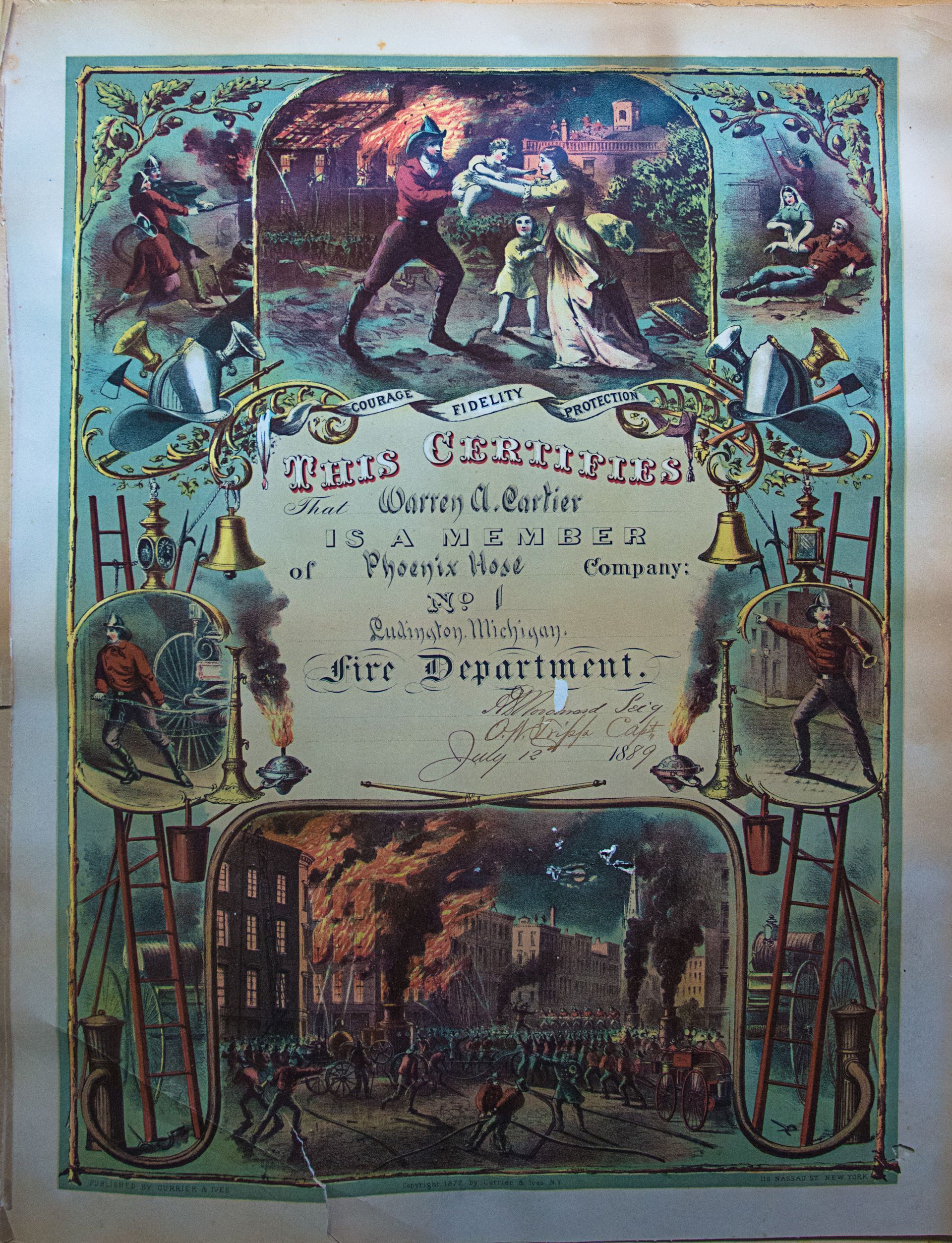 A page of a book with a picture of people on it