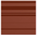 A close up of a brown striped fabric on a white background.