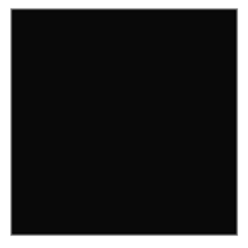 A black square with a white border on a white background.