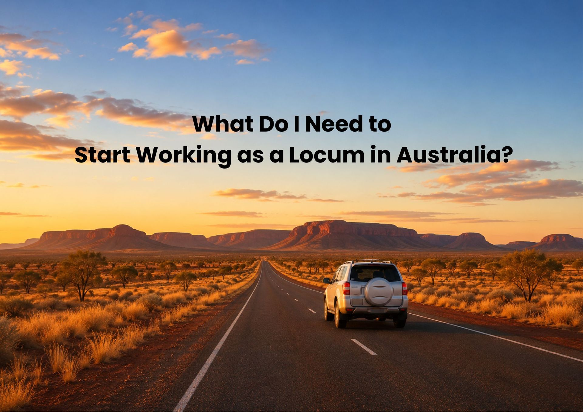 Medical professional preparing for a locum placement in Australia.